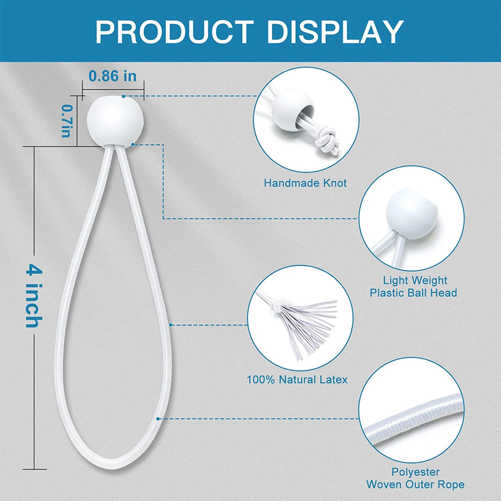 Эластичный Шнур для палатки 50 шт./компл. эластичный шнур Натяжной ремень