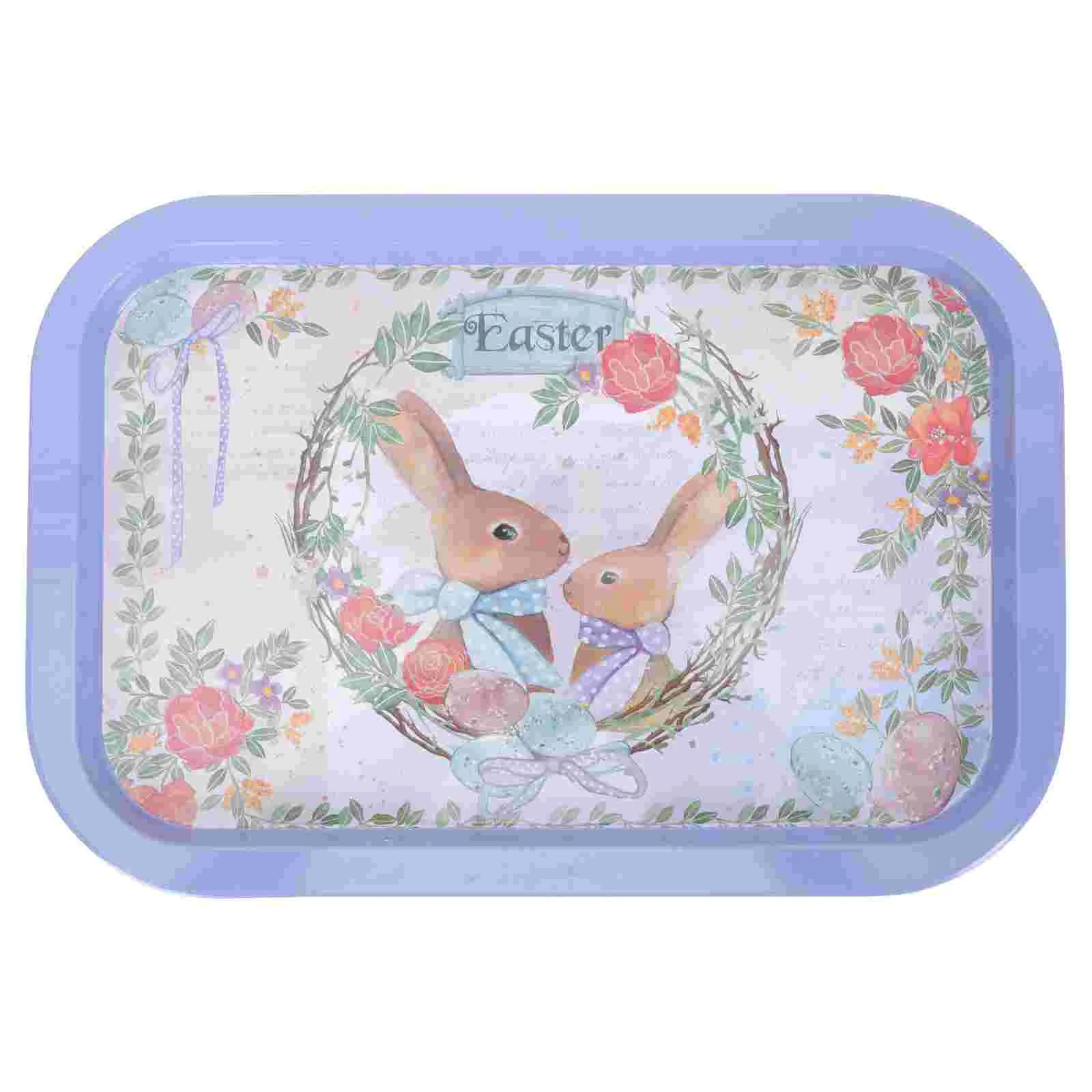 

Easter Fruit Plate Decorative Nut Tray Multi-function Snack Serving Plate