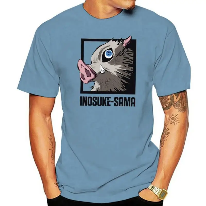 

Хлопковая футболка с принтом Kimetsu no Yaiba Hashibira Inosuke, повседневные футболки