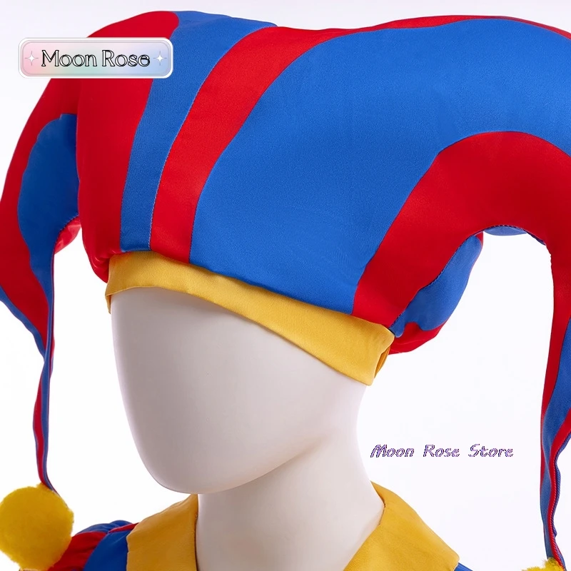 2024 аниме Pomni удивительный цифровой цирк карнавальный костюм детский комбинезон