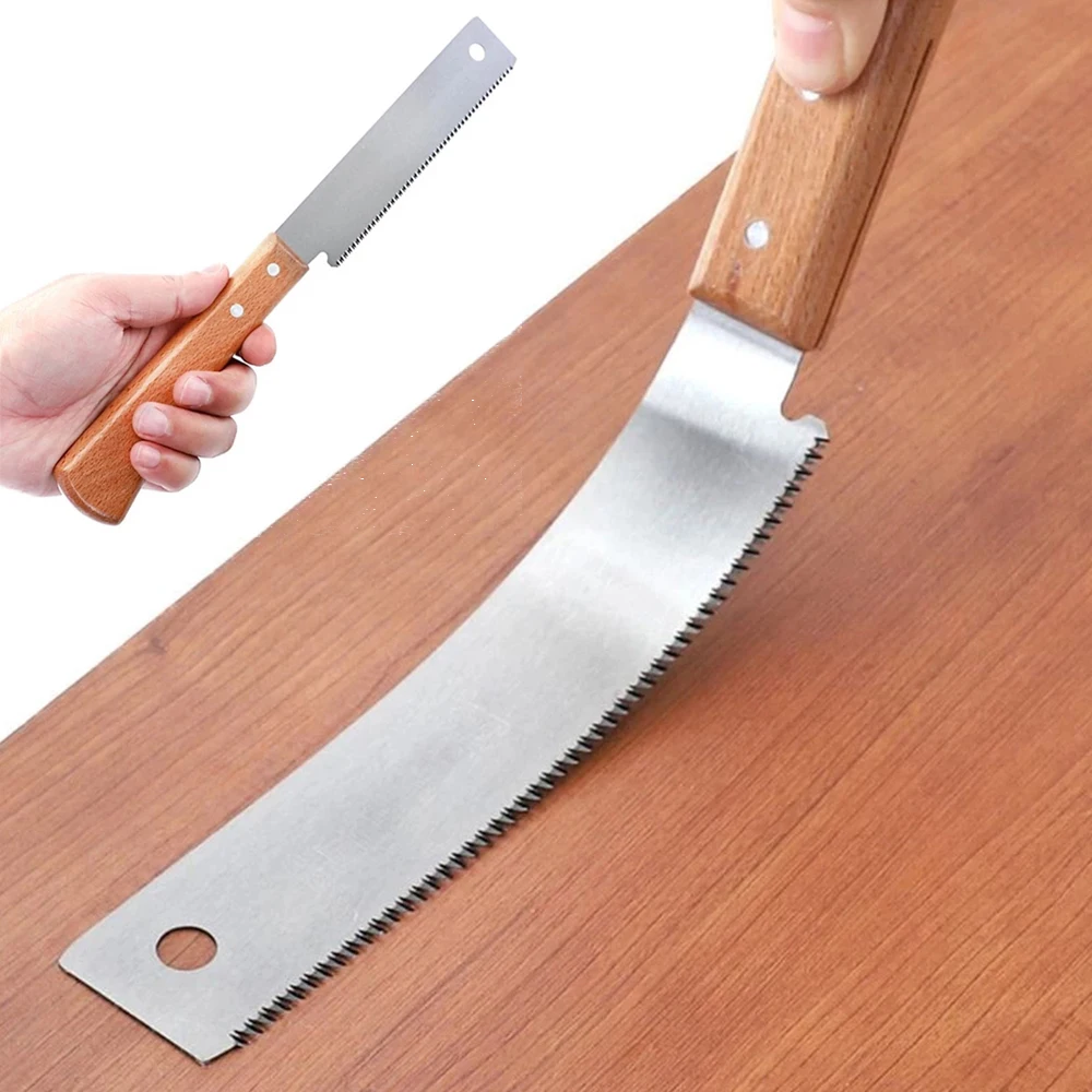 

12 Inches Mini Hand Saw for Woodworking SK5 Carbon Steel Tenon Fine Tooth Wooden Handle Saw DIY Hand Tools