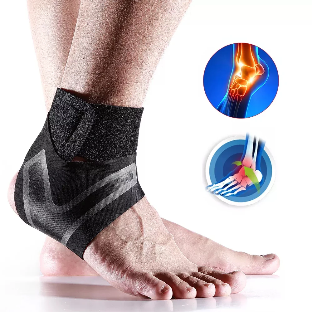 

Sports Ankle Support Men Women Ankle Brace Guard Basketball Football Bandage Sprain Recovery Cover Fitness Protective Gear 2022