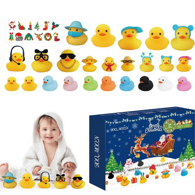 

Christmas Rubber Duck Advent Calendar Rubber Duck Bath Toys 24 Days Christmas Advent Calendar Countdown Calendar With Rubber