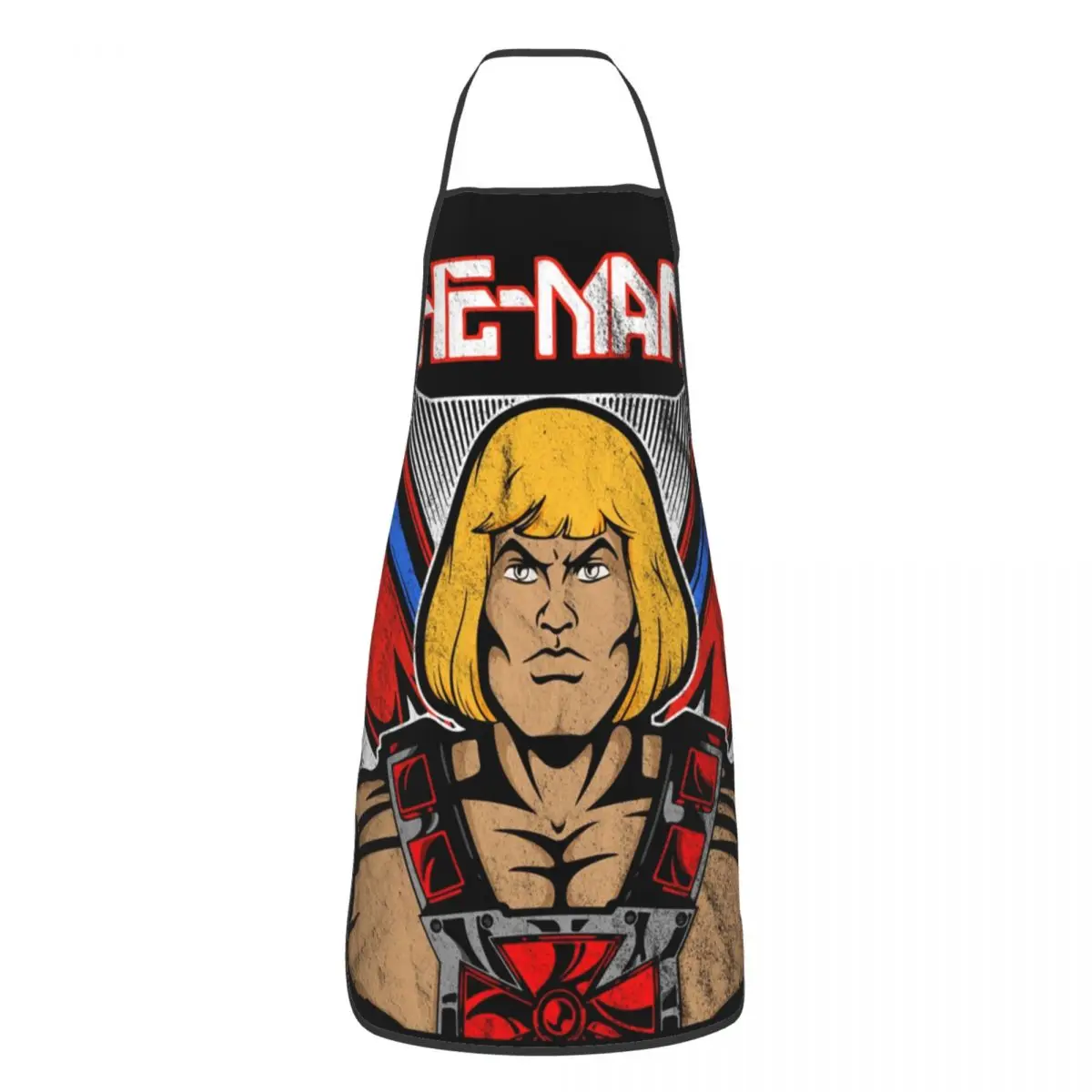 

Кухонный Фартук He-Man Eternia для готовки шеф-повара, для мужчин и женщин, Фэнтезийный фильм «Мастера Вселенной», фартук для кухни и садоводства