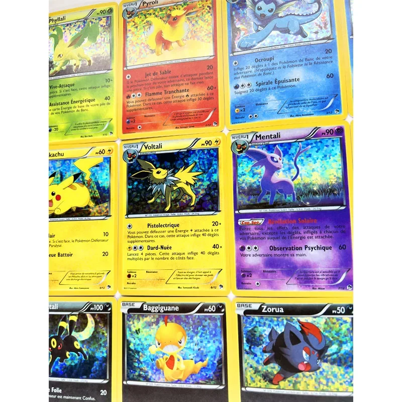 12 шт./компл. 2013 Eevee Flareon Vaporeon Jolteon игрушки хобби коллекционные игры коллекция аниме