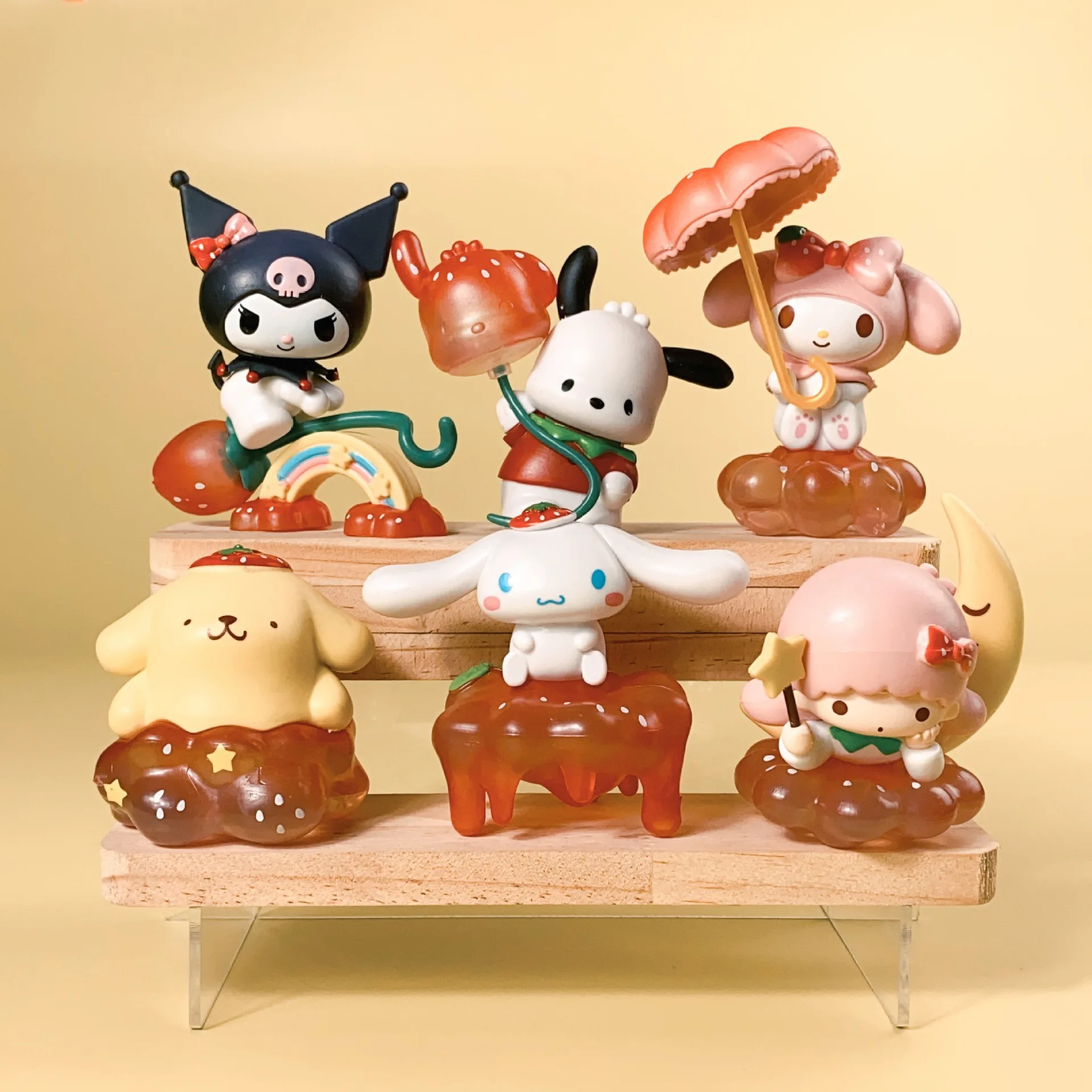Новая модель мультяшной куклы Sanrio клубника милая серия рая искусственная