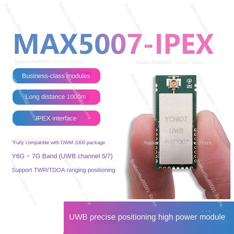 IOT Max5007 6 0g ~ 7 канал 5 Высокая мощность 1 км Высокоточный UWB дальномер