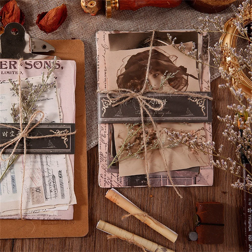 

24sheets Journal Notepads DIY Hand Account Scrapbooking Journal Planner Supplies Background Decoration Material Papers