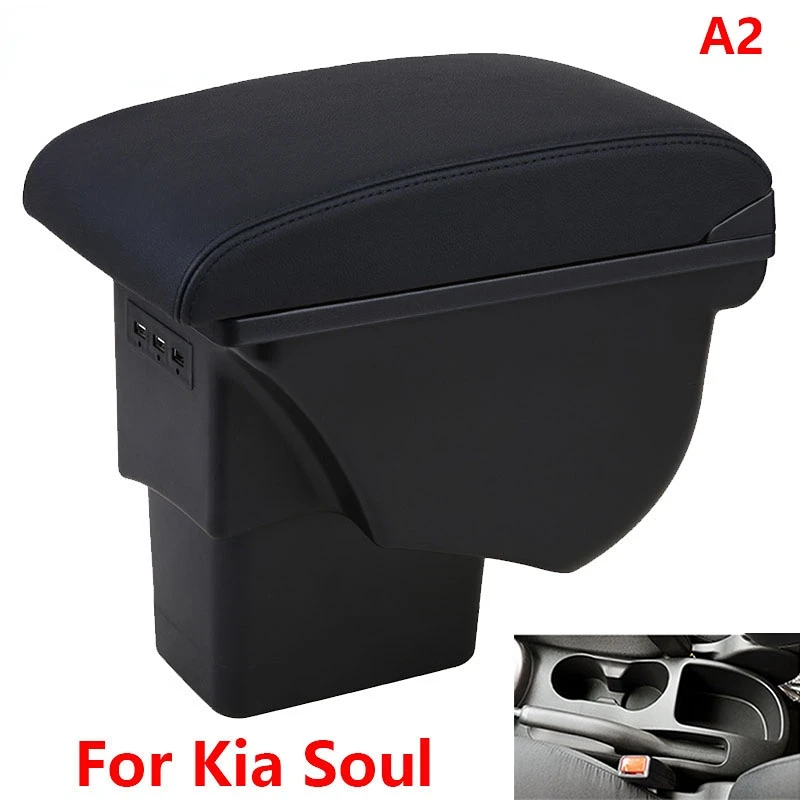

Подлокотник для Kia Soul, аксессуары для Kia Soul 2009 2010 2011 2012 2013, 3USB