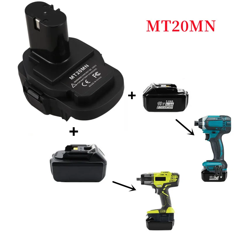 

Battery Adapter MT20MN Convert for Makita 18V Li-ion Battery To Ni-Mh Ni-Cd Battery For Makita NiCad&NiMh Tool Use BL1830 BL1860