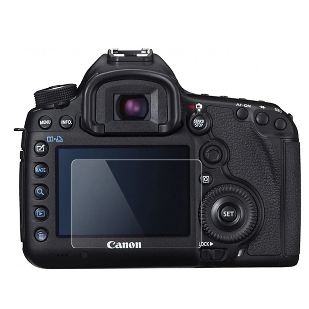Защитная пленка из закаленного стекла для камеры Canon 5D3 5D4 5DR 5DS 1DX