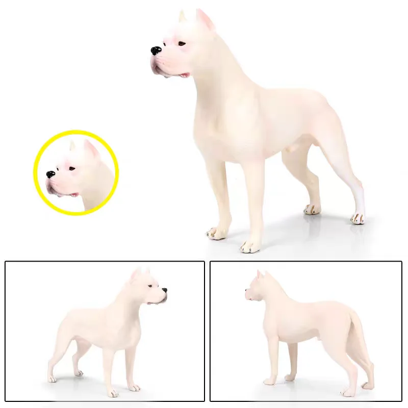 Моделирование Dogo серебристо модель собаки настольное украшение домашнее щенок