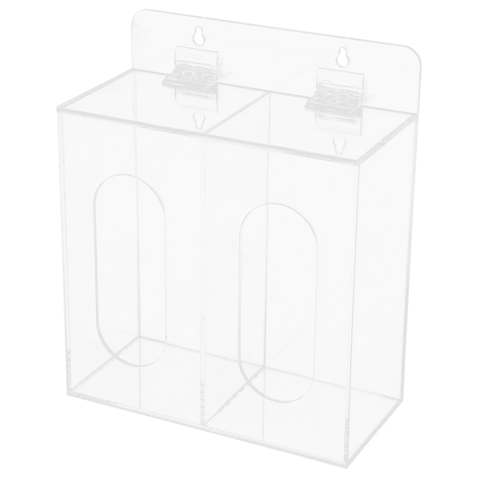 

Holder Dispenser Box Wall Acrylic Storage Case Glovemounted Container Tissue Clear Hygiene Station Disposable Household