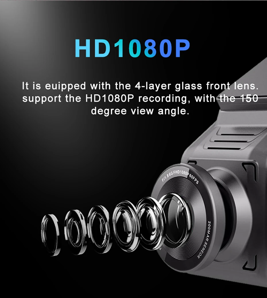 4G Full HD 1080P Автомобильный видеорегистратор 2 0 дюйма мини WIFI с удаленным монитором