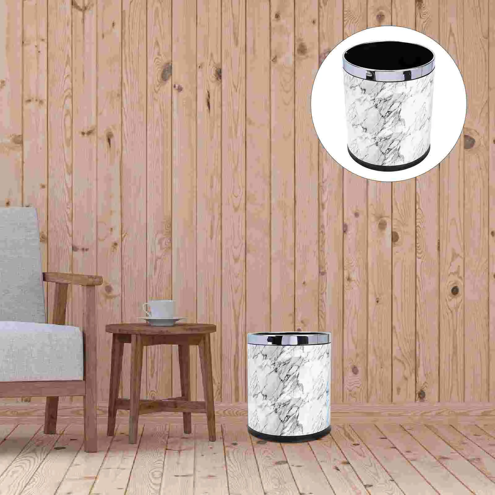 

Trash Can Bin Garbage Waste Kitchen Container Basket Bathroom Deskplastic Containers Rubbish Cans Office Bedroom Wastebasket