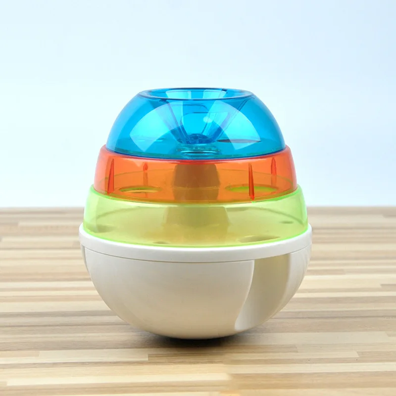 

Игрушка-неваляшка для домашних питомцев, игрушка для кошек и собак, автоматический Шар для домашних питомцев, радуга, самовосстанавливающи...