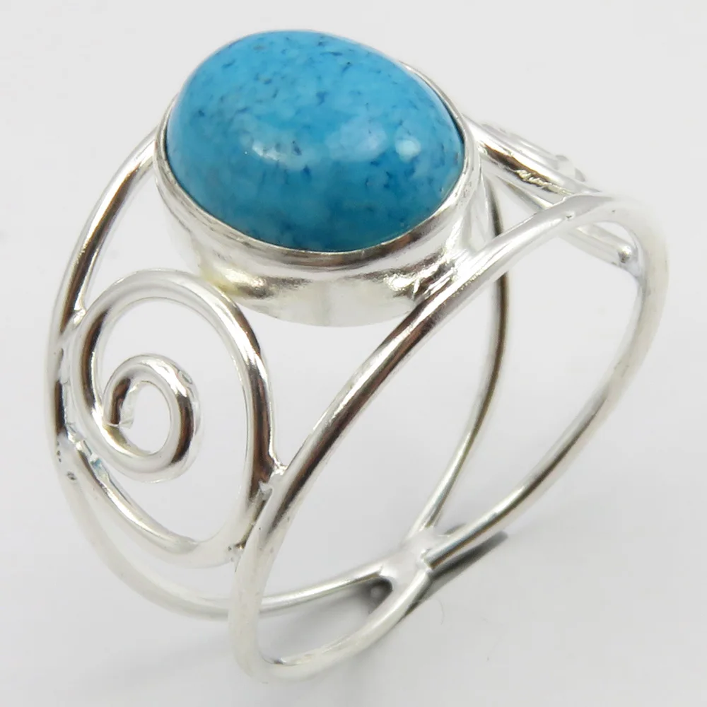 

Semi-precious Stone Ring Size 7.25 Fashion