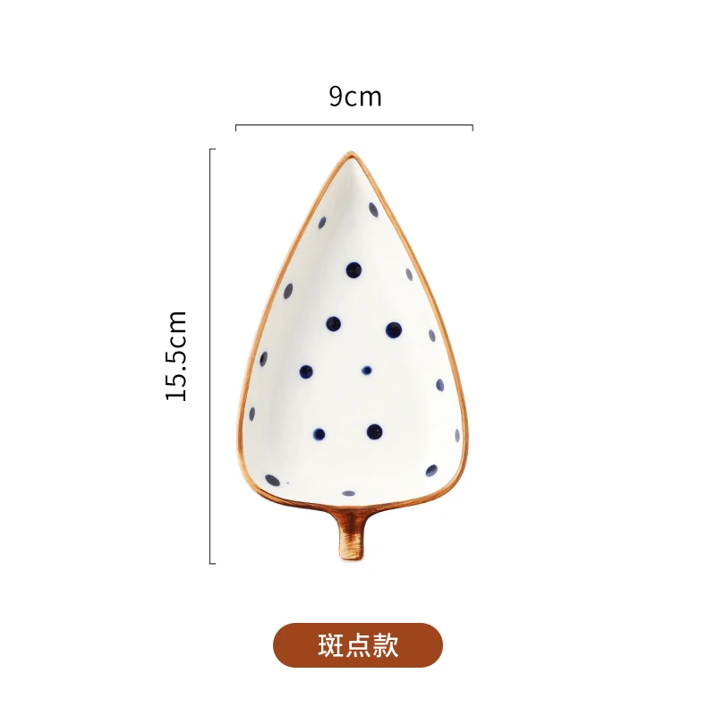 Creative Leaf Shape Seasoning Bowl Ceramic Multipurpose Small Plates Appetizers Snack Dish Sauce Kitchen Dishes Sushi Cake Tray |