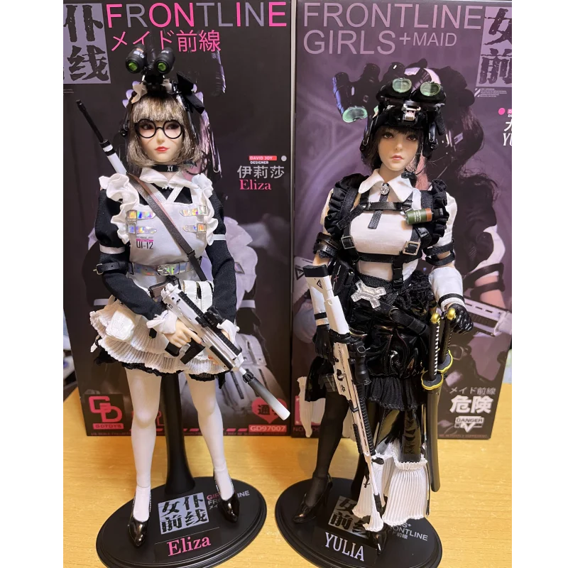 

1/6 Scale ELIZA 12'' Female GDTOYS GD97007 Collectible Maid Girls Frontline Solider Action Figure Model Doll for Fans Gifts