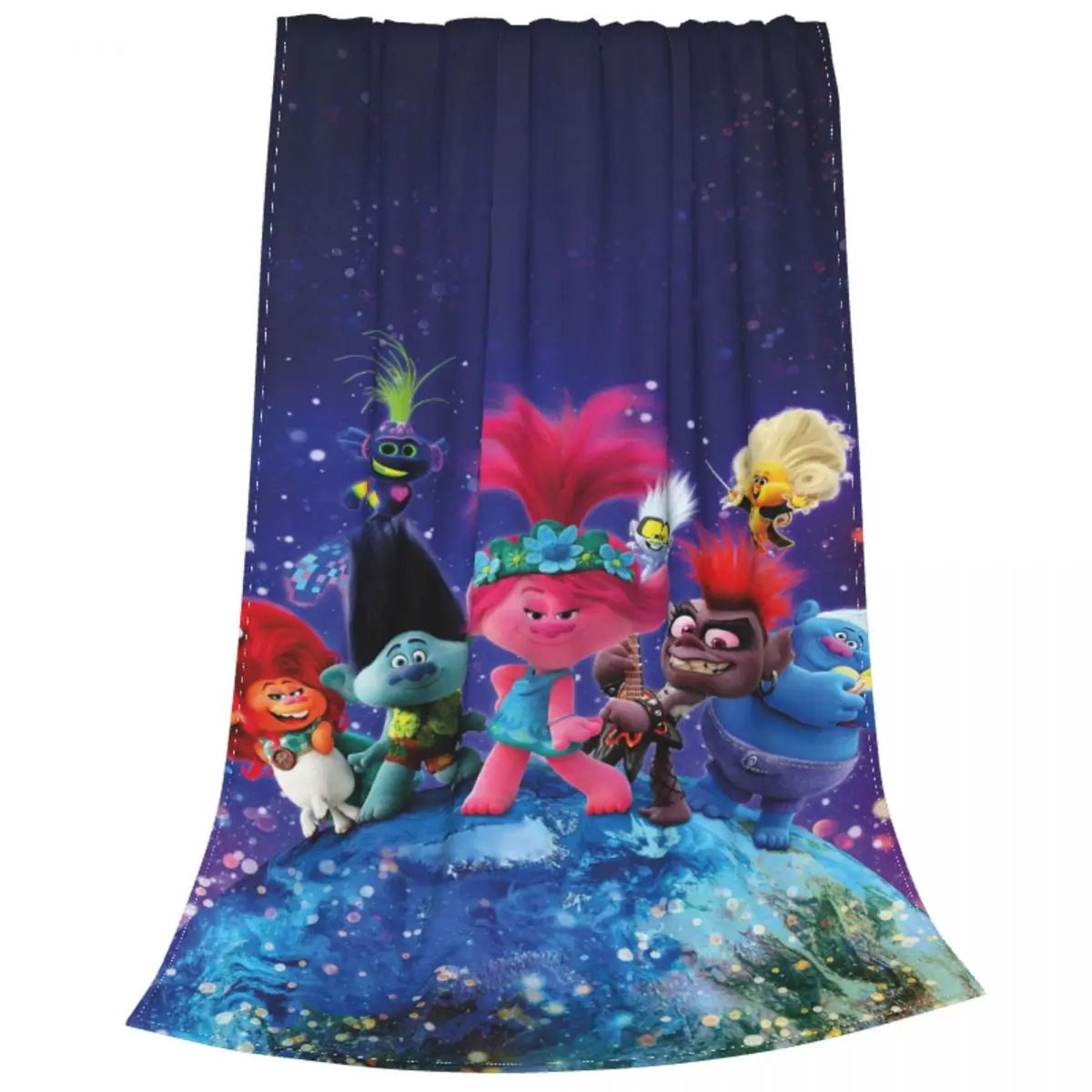 Аниме-тролли World Tour одеяла фланелевые осень/зима многофункциональное теплое