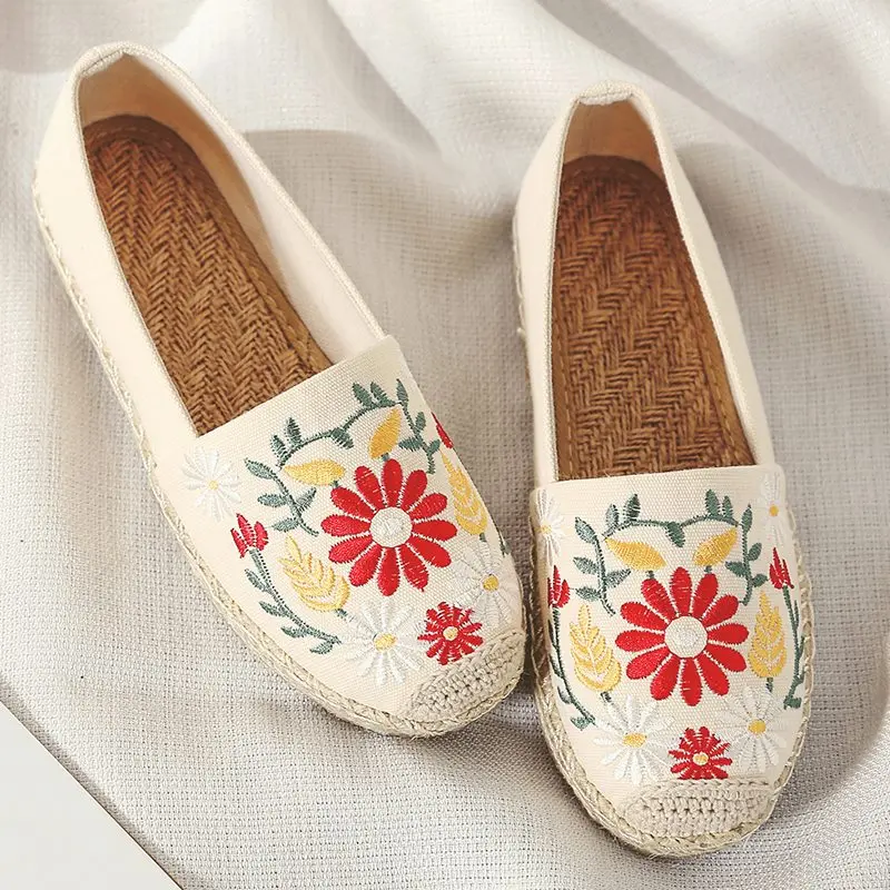 

Shoes Woman 2022 Shallow Mouth Casual Female Sneakers Flats Slip-on Round Toe New Dress Breathable Slip On Summer Lace-Up Leisur