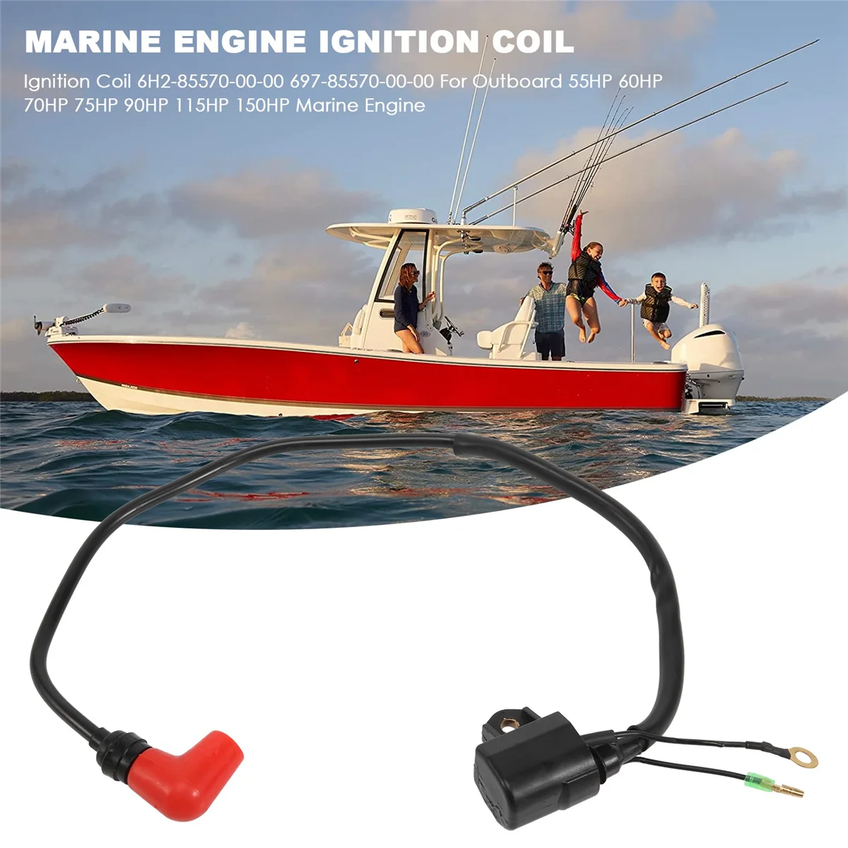 Катушка зажигания 6H2-85570-00-0