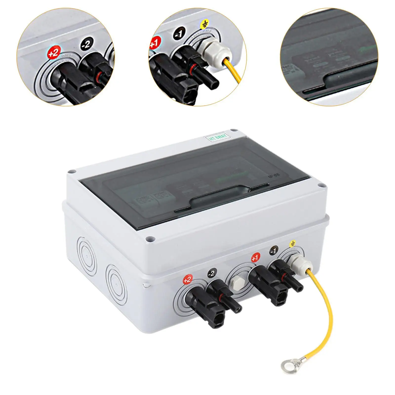 Солнечная объединительная коробка постоянного тока 1 в простая использовании