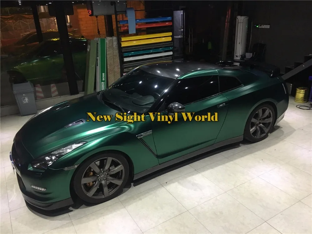 

Лучшее качество атласная Ston зеленая жемчужная Металлическая Автомобильная виниловая пленка воздушная пузырчатая Автомобильная графическая пленка из фольги