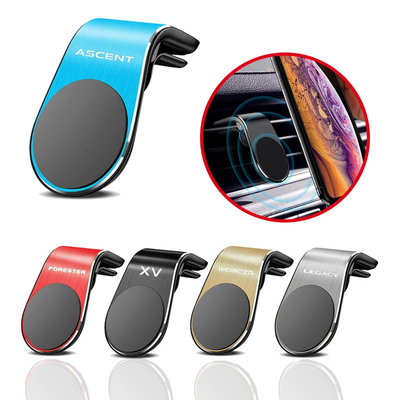 

L-style Magnetic Car Phone Holder Air Vent GPS Mount Holder For Subaru Ascent Legacy Outback Forester Imprcza XV car accessories