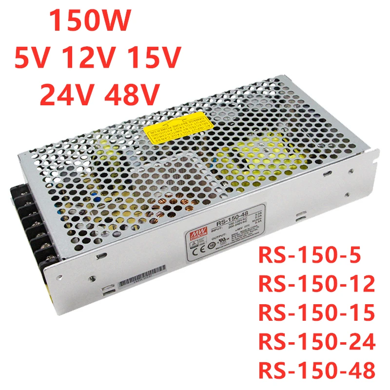 MEAN WELL 150W 5V 12V 15V 24V 48V Одиночный выходной импульсный источник питания