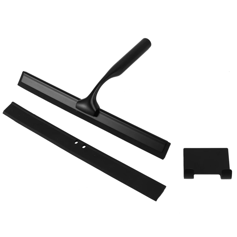 

Shower Squeegee Stainless Steel Premium Window Squeegee With Wall Hanger, For Shower Doors, Bathroom, Kitchen Windows