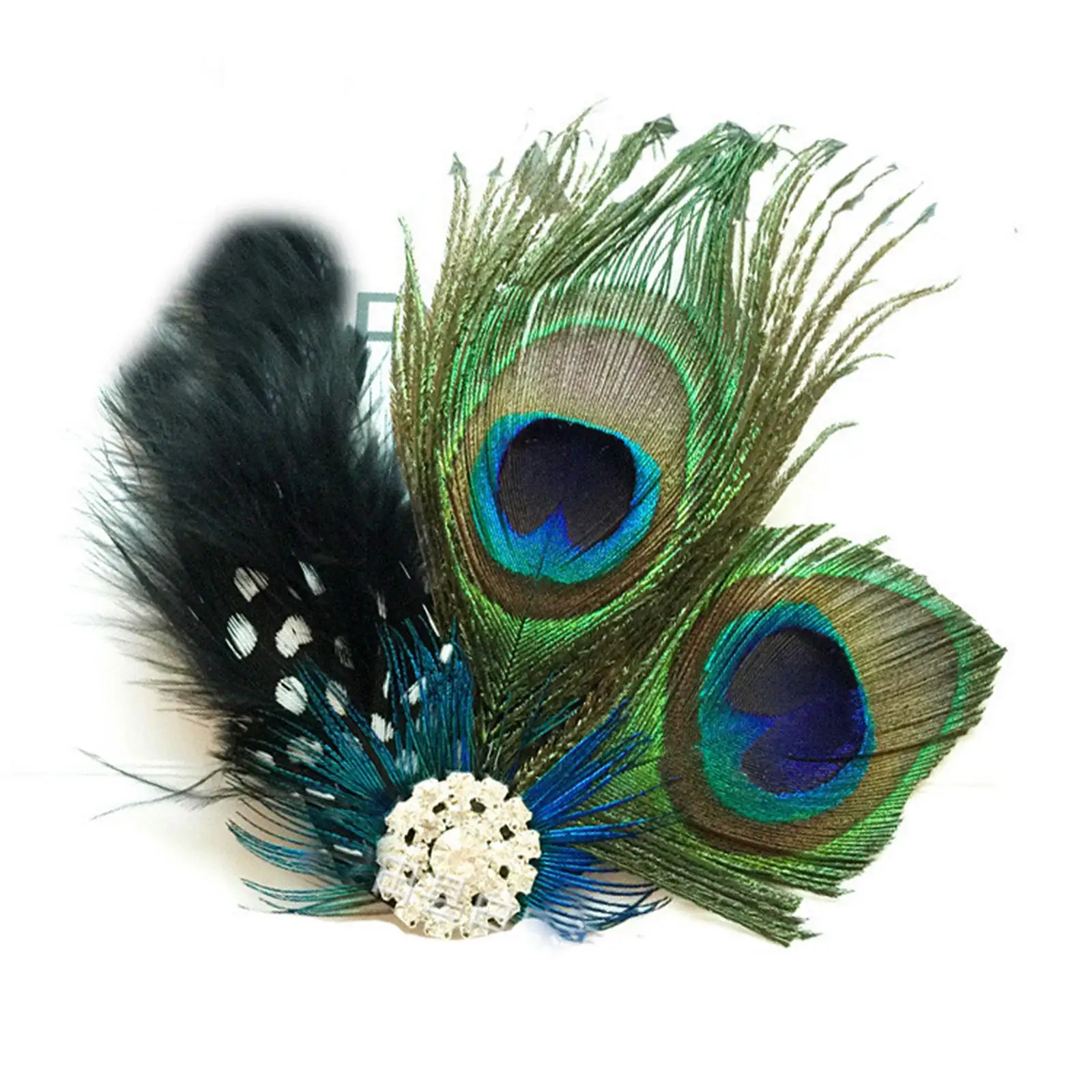 Заколка для волос с перьями заколка 1920-х годов головной убор клапаном выпускного