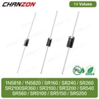 17 значений выпрямитель БАРЬЕРА Schottky, Диод 1N5819 1N5822 1N5817 SR5100 SR3100 SR560 SR5200 1N5818 SR360 SR160 SR540 SR5150 SR240