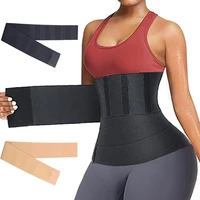 women waist trainer bandage wrap lumbar support belt tummy control adjustable compressive girdle trimmer gym workout belt shaper