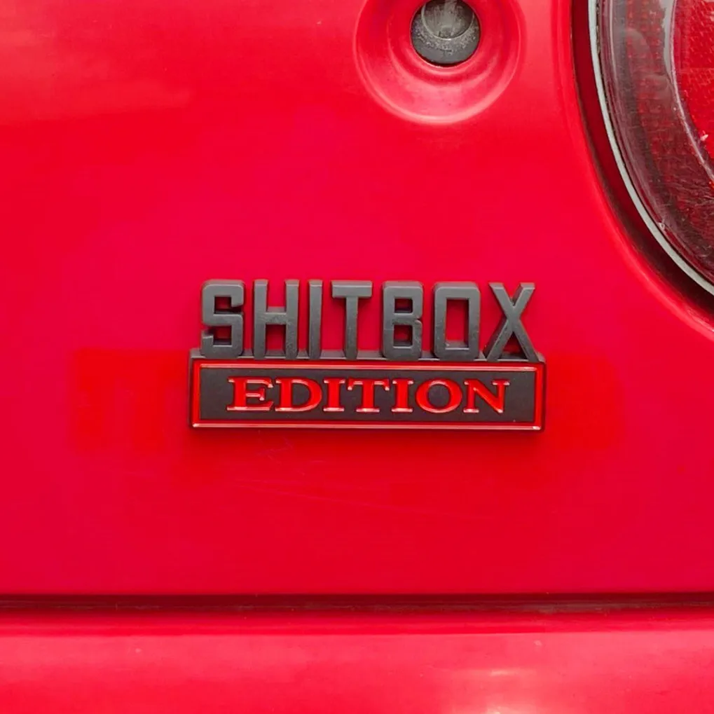 

3 цвета, 1 шт., 3D наклейка на заднюю часть автомобиля