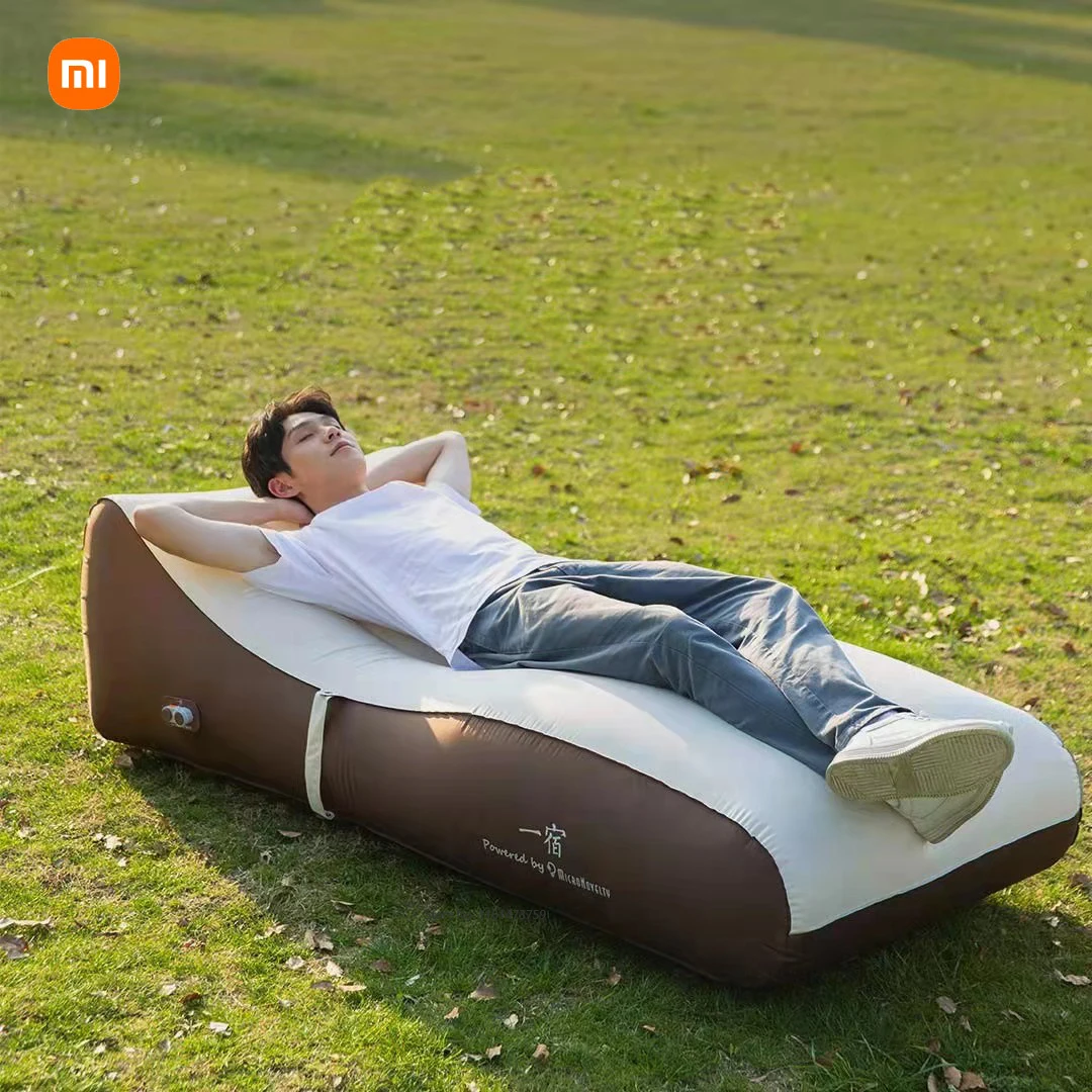 Ceny 2022 Nowy Xiaomi Automatyczne Nadmuchiwane łóżko Pojedyncza Osoba Przerwa Obiadowa Poduszka Powietrzna łóżko Odkryty Camping Przenośny Składany Materac PS1