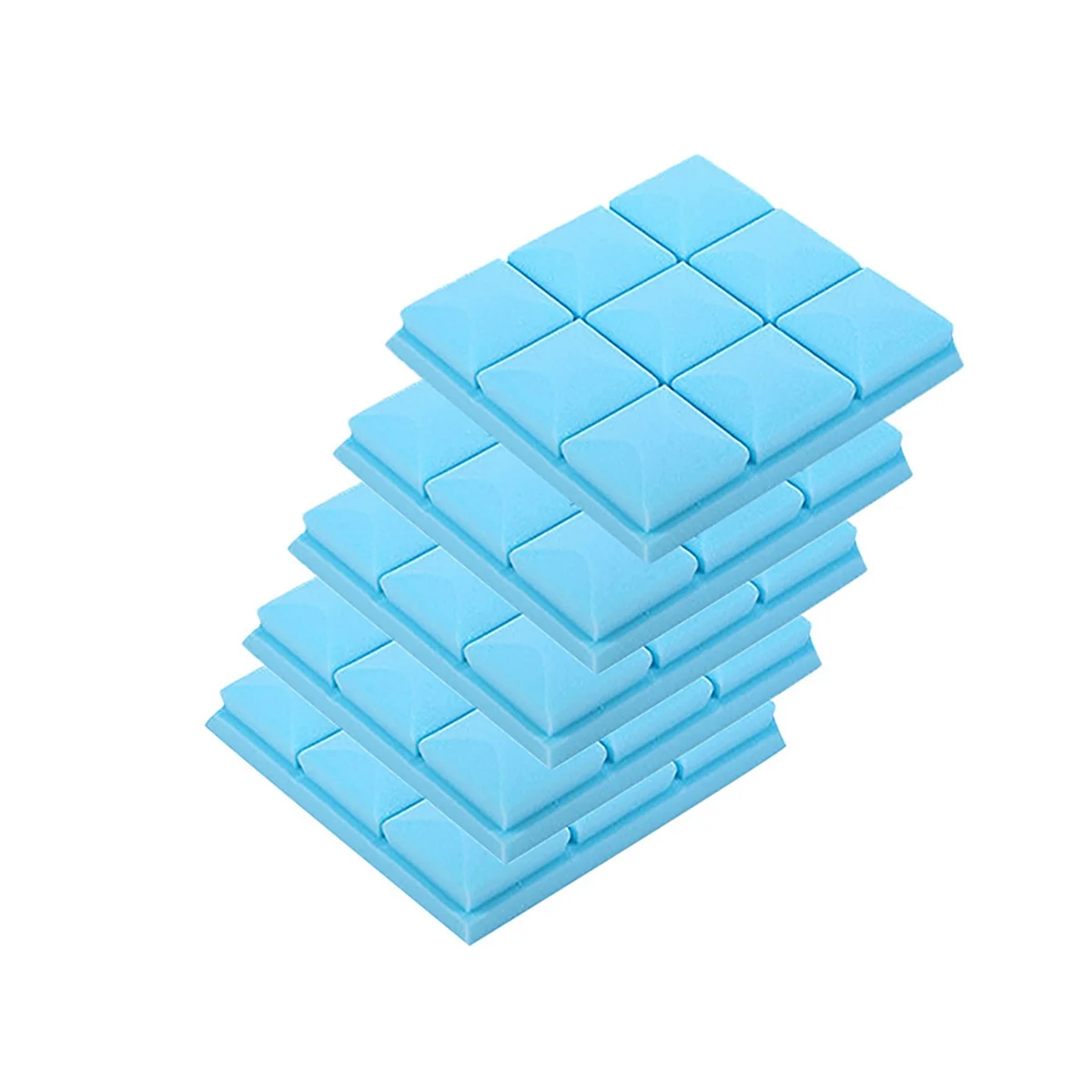 

Акустические пенопластовые панели, 5 шт., 30x30x5 см, в форме гриба, студийные звуковые панели, звукостойкие пенопластовые панели, синие