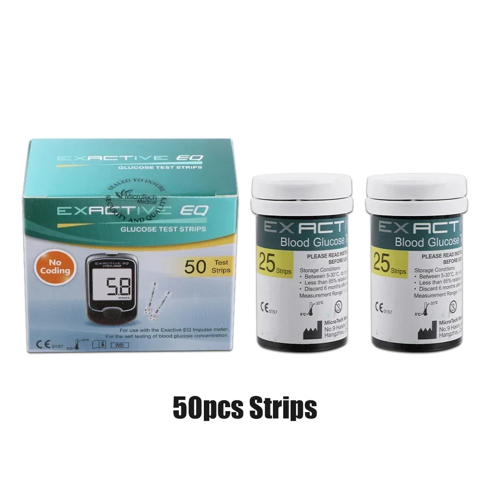 Медицинские тест-полоски для измерения уровня глюкозы EQ полоски в крови