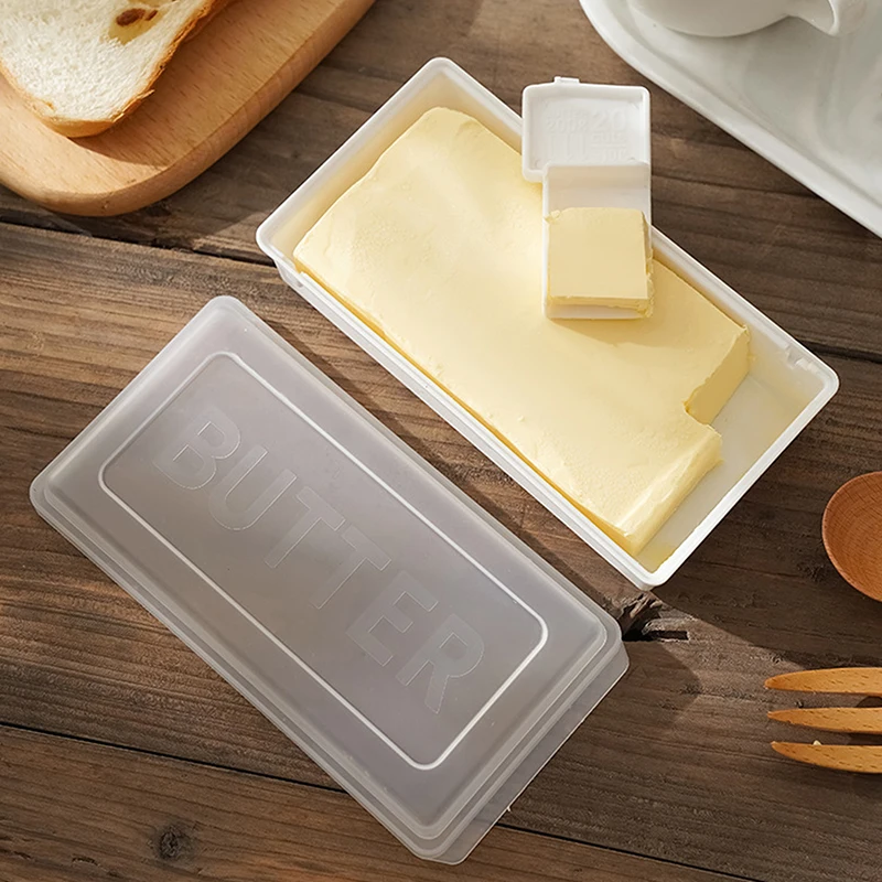 

Портативный твердый контейнер для хранения масла, кухонные аксессуары, контейнер для сохранения свежести в холодильнике, коробка для сохранения свежести сыра и завтрака