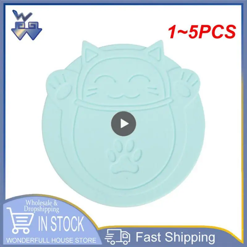 

1~5PCS Reusable Can Lids 3-in-1 Pet Food CanTops Cover Silicone Cover Dogs Cats Storage Lid Seal Stretch Cover Pet Supplies