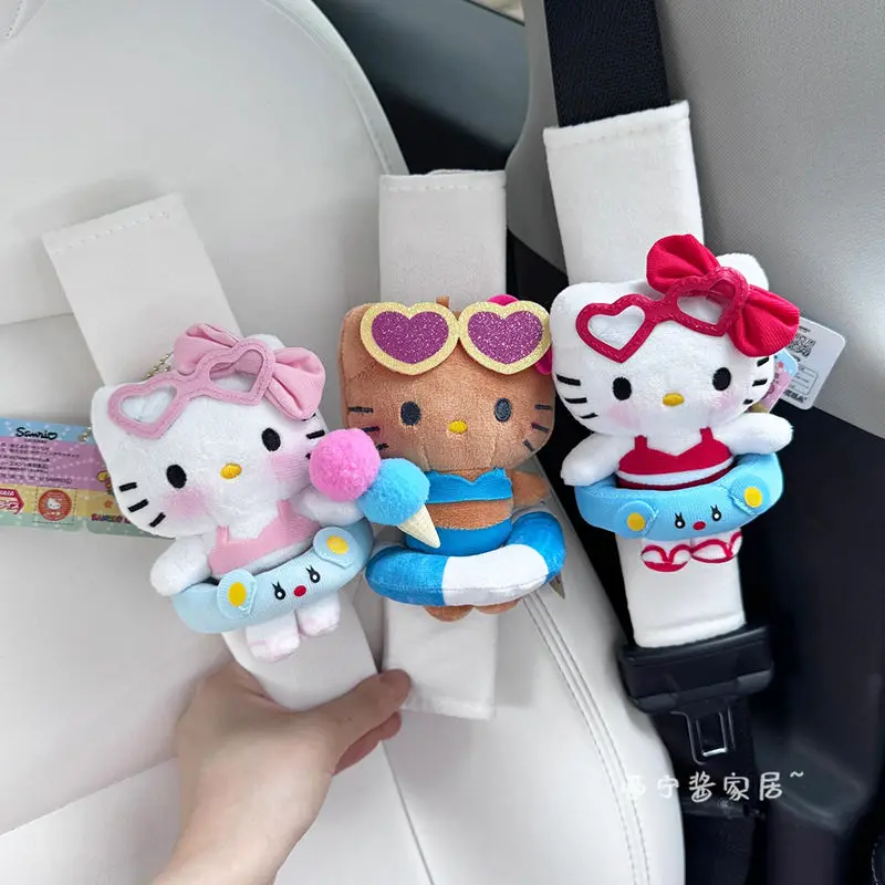 Hello Kitty автомобильный ремень безопасности защита для плеч чехол ремня куклы милый