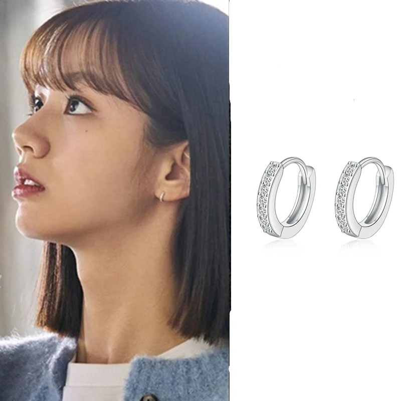 

My Roommate Is A Gumiho Lee Hye-ri silver Korean for women gilrs Drama Stylish Creative Earrings
