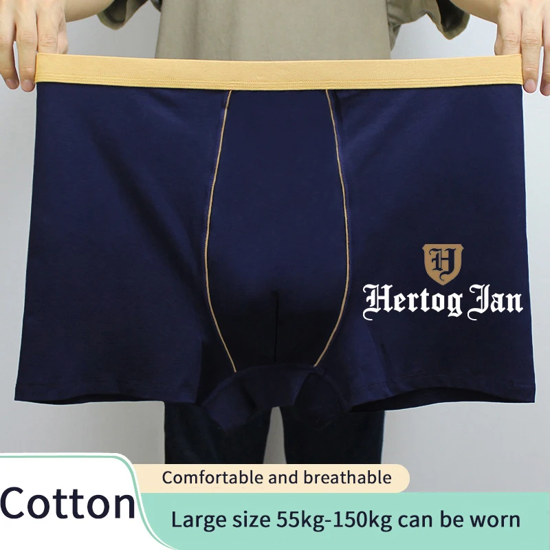 

Men's Briefs New 2023 H-HERTOG JAN Plus Size Panties 110 Waist Men Boxer Briefs Shorts Underpants Low Waist Man New in Underwear