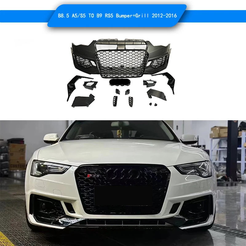 B8.5 A5 S5 TO B9 RS5 автомобильный Bodykit подходит для Audi 2012-2016 замена переднего бампера в