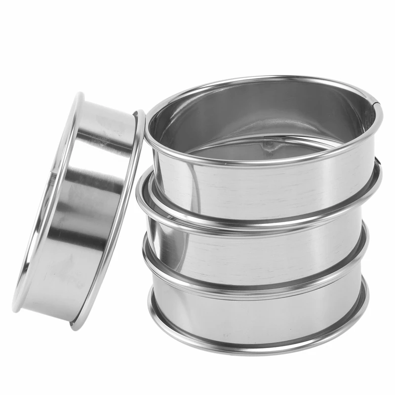 

Двойные скрученные кольца Tart, английские кольца для кексов, профессиональные кольца для кексов, набор из 32