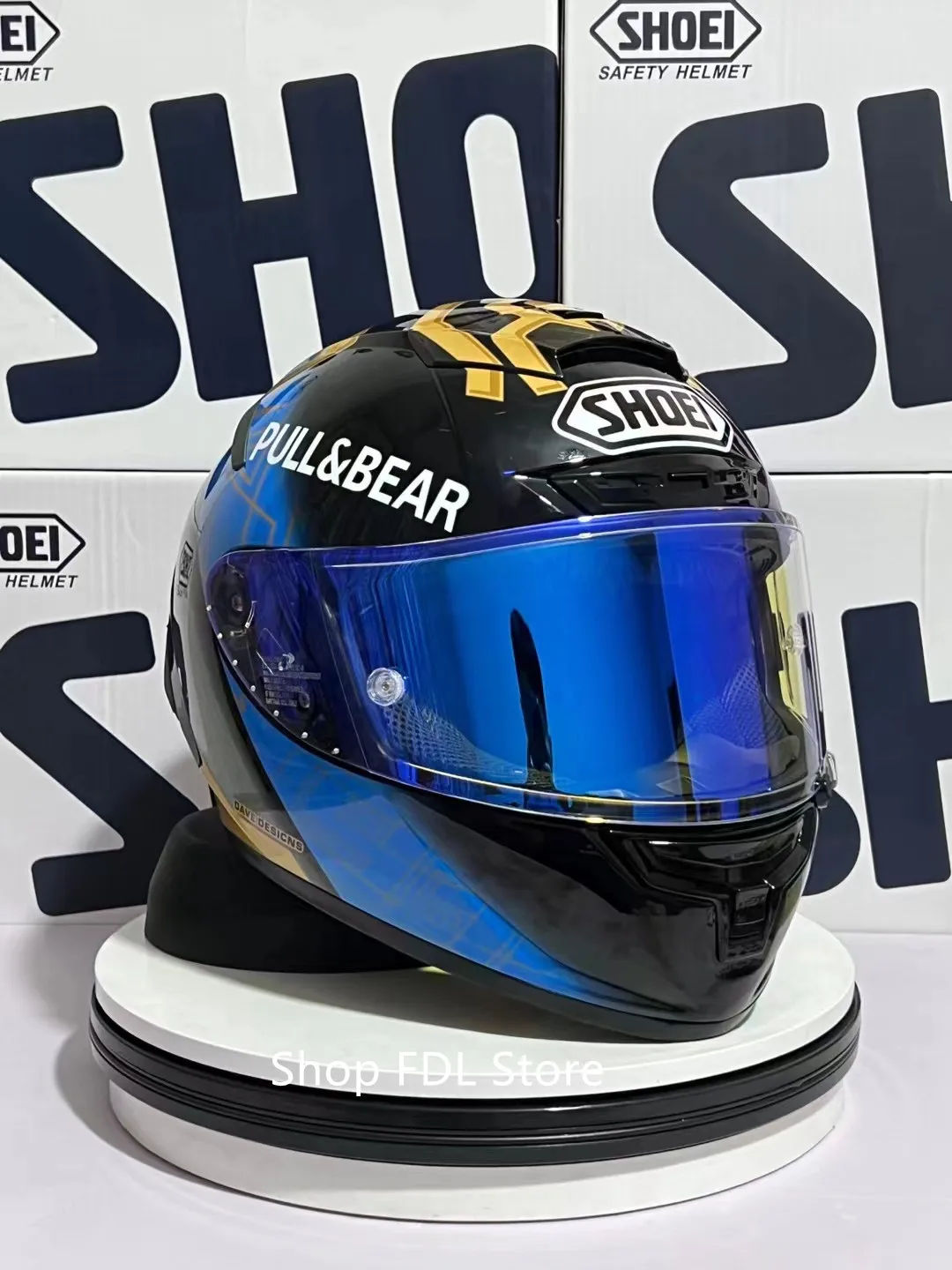 

Мотоциклетный шлем на все лицо SHOEI X14 Marquez 93, золотистый, синий, для езды на мотоцикле, гоночный мотоциклетный шлем, Casco De Motocicleta