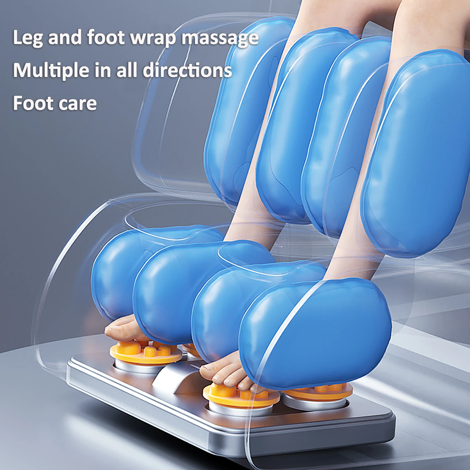 4D массажное кресло с нулевой гравитацией и подогревом офисное для шиацу