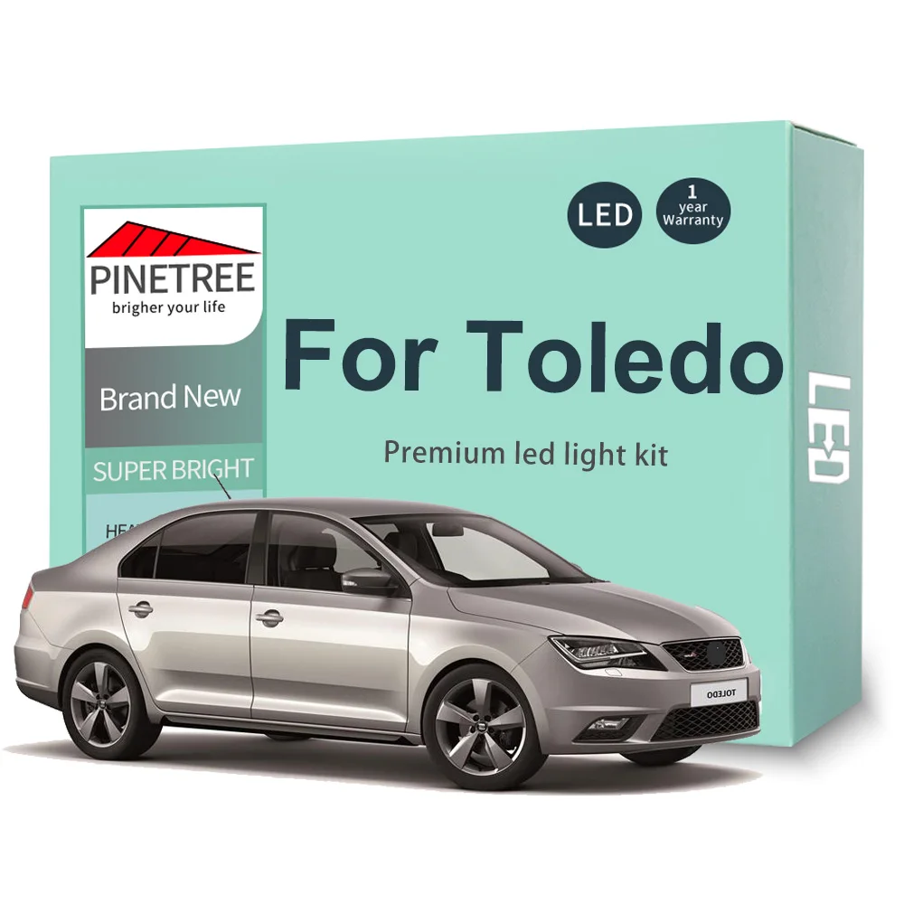 

Led Interior Light Bulb Kit For SEAT Toledo 1M 5P KG MK2 MK3 MK4 1999-2017 Dome Trunk Bulb Canbus
