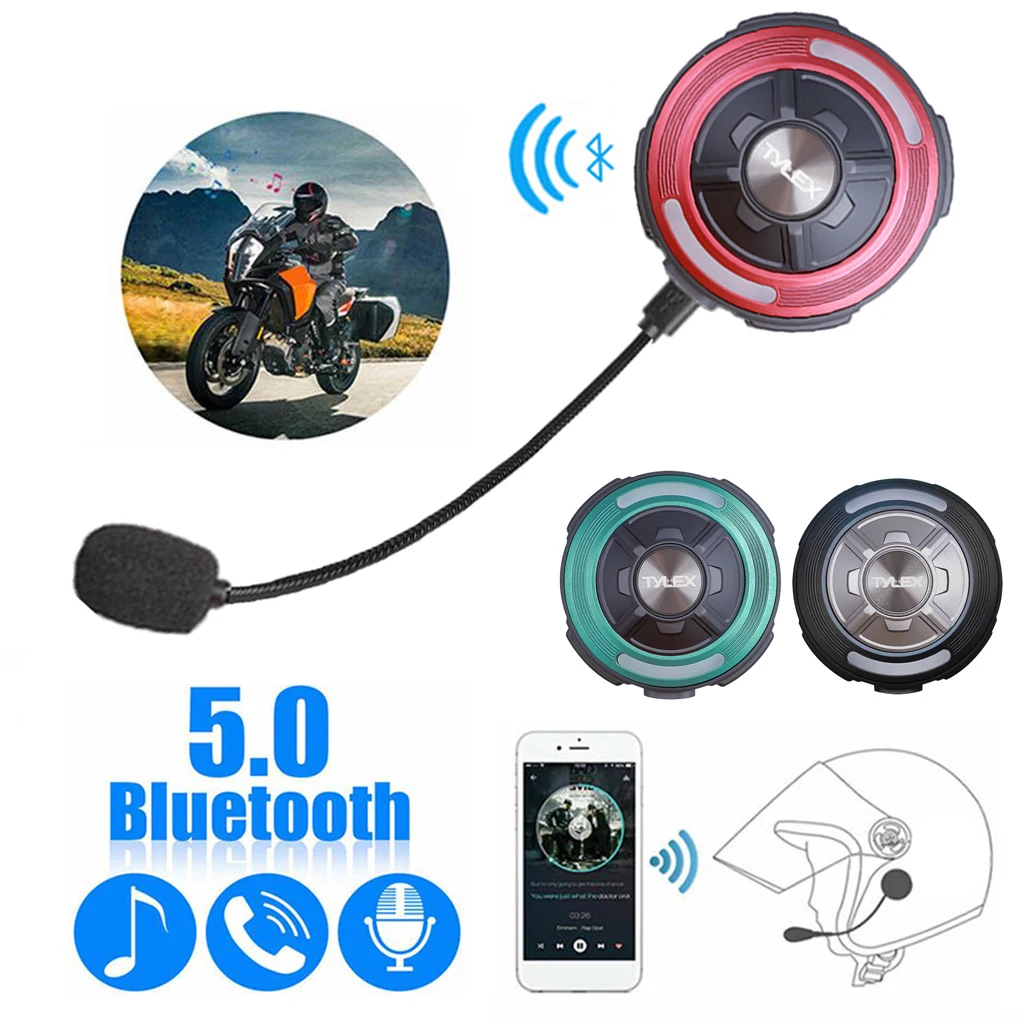 

Bluetooth Bone Conduction Wireless Motorcycle Helmet Headsets Stereo Speaker Headphones for Rider IP68 Waterproof Sport Earphone