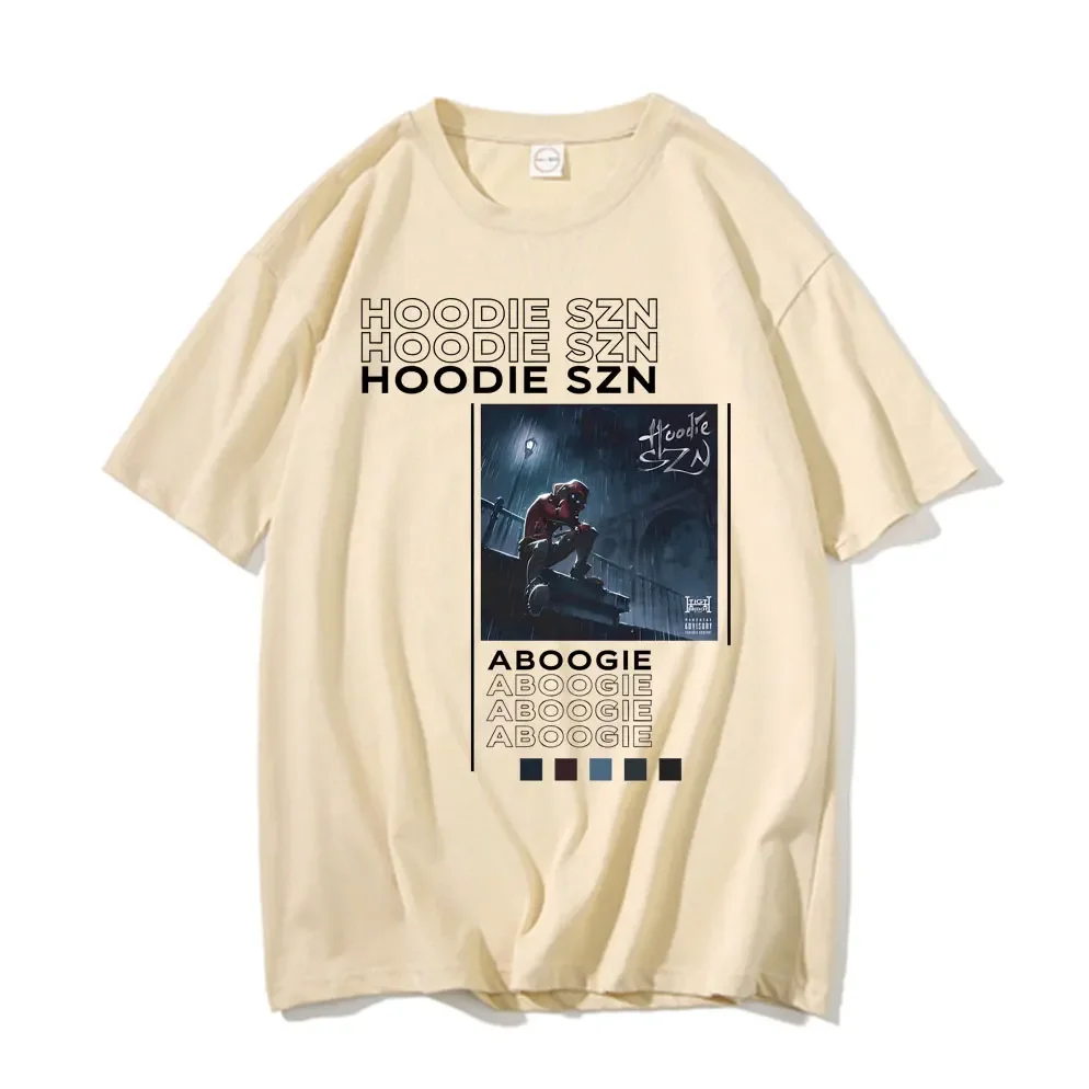 Фото Футболка Rapper A Boogie Wit Da С Капюшоном Szn графическая Летняя мужская Повседневная футболка оверсайз Мужская Женская Винтажная футболка в стиле хип-хоп №2